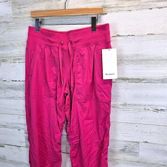 Lululemon Dance Studio Mid-Rise Pants Sonic Pink Size 10 Activewear Balletcore - Picture 9 of 16